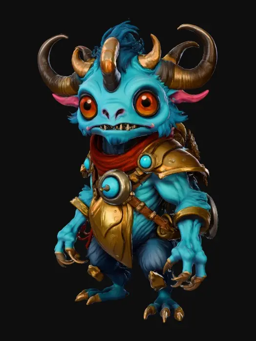 3D model for Bluehorn Guardian