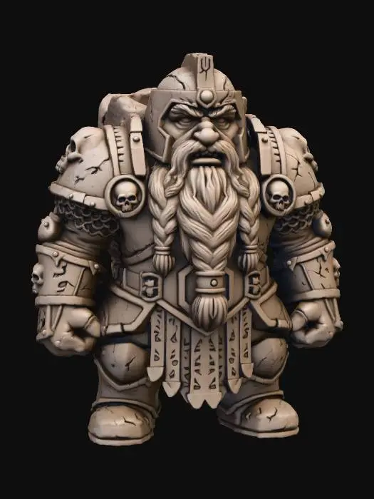 3D model for Eine in Clay grob modellierter Zweg aus Herr der Ringe  gothic  Skulptur als Kerzenhalter für den Tisch wie in Terminator. Ohne Kerze.