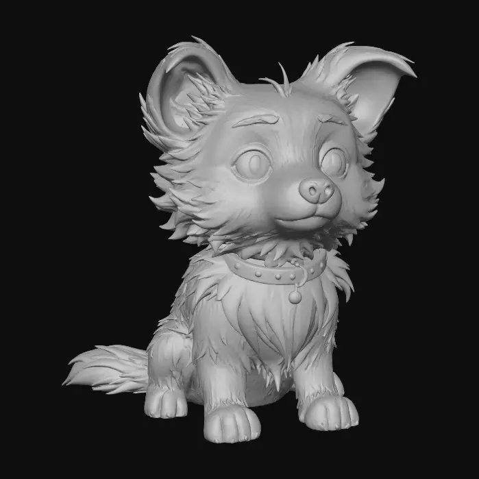 3D model for Curious Paws