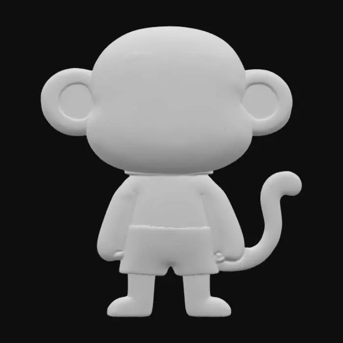 3D model for Monkey Buddy