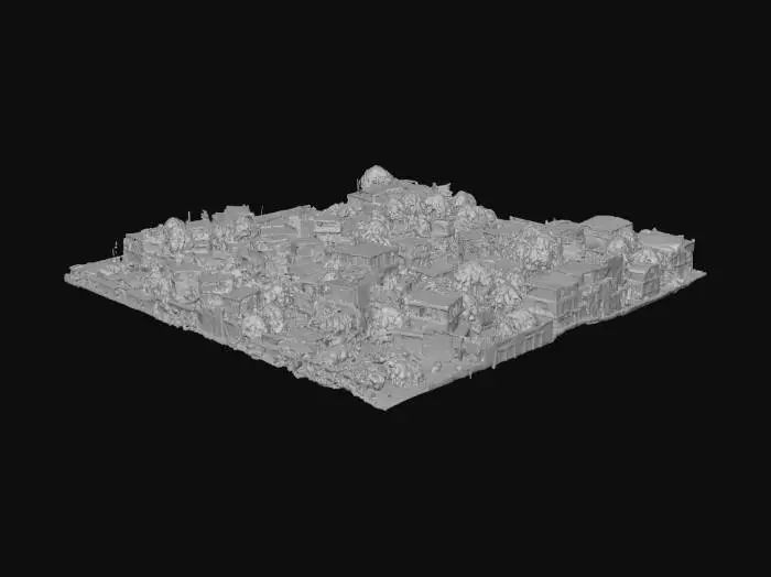 3D model for Landslide in Favela