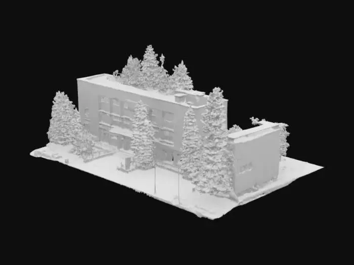 3D model for Town Square Building