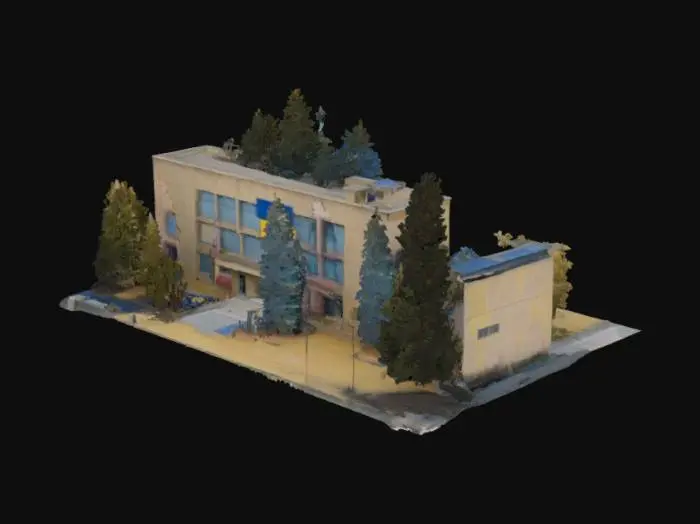 3D model for Town Square Building