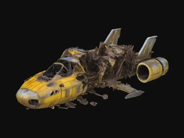 3D model for Crash Site Wreckage