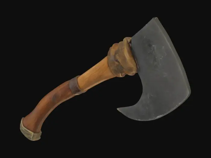 3D model for flint axe
