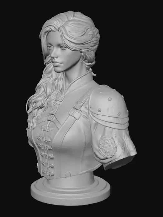 3D model for Warrior Muse