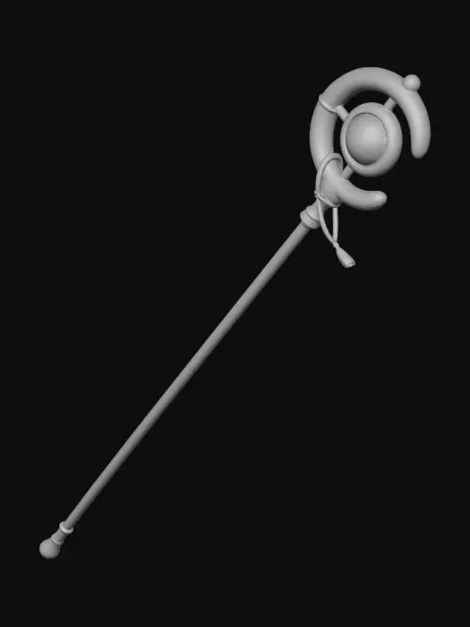 3D model for Moon Staff