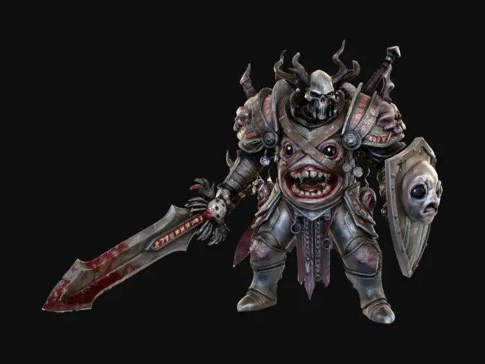 3D model for The dark lord of the nightmare’s valley