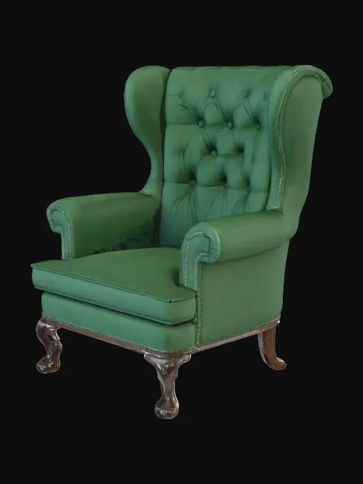 3D model for Bana tek kişilik vintage bir koltuk tasarlamısın?