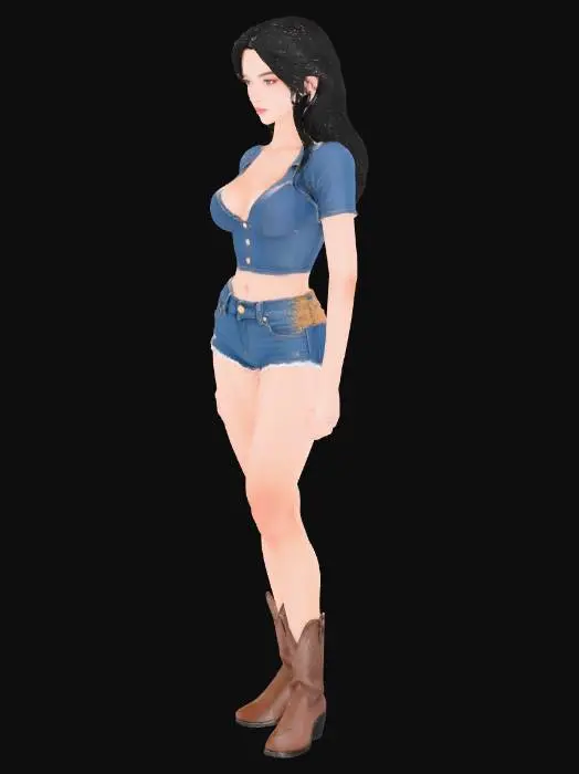3D model for Cowgirl Chic