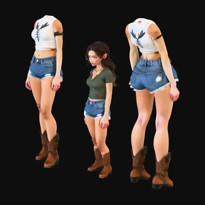 3D model for Cgica cowboy