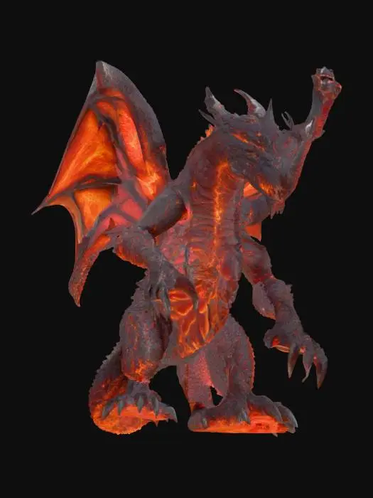 3D model for Layer 1 (Main Focus): A colossal draconic magma giant.
Layer 2 (Skin): Highly detailed magma veins with pyroclastic flows.
Style: masterpiece, 8k resolution, dynamic lighting, hyperdetailed, intricately detailed, photorealistic, photorealism, hyperrealism, ultra quality, 8k, hyper-detailed, photorealism, hyperrealism