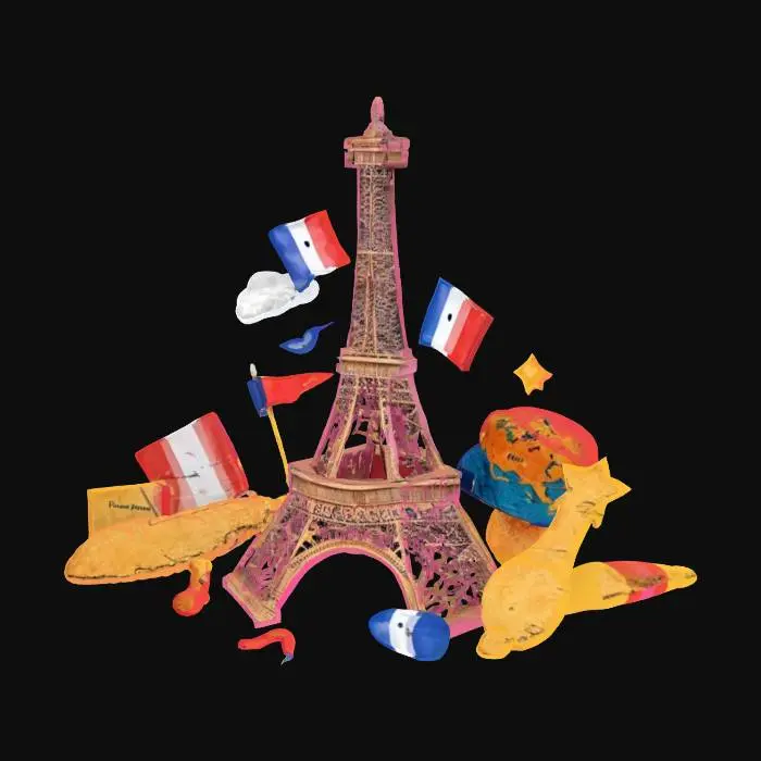 3D model for [france ] ,#AroundTheWorld#,  yay the world