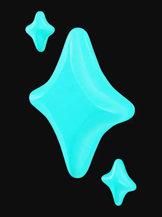 3D model for Sparkling Star Trio