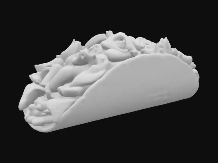 3D model for taco