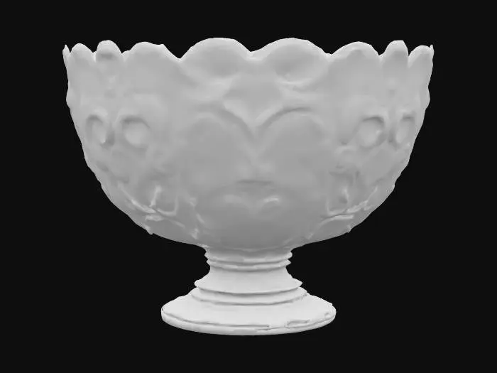 3D model for Ornate glass Victorian bowl, Fantasy, Gemstone, Highly Detailed, Ultra Realistic