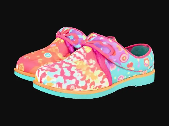 3D model for realistic pair of slippers