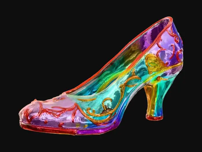 3D model for glass slipper 