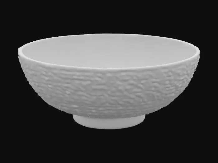 3D model for hobnail bowl