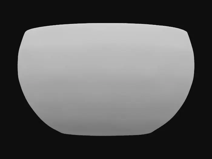 3D model for high gloss colorful pottery planter