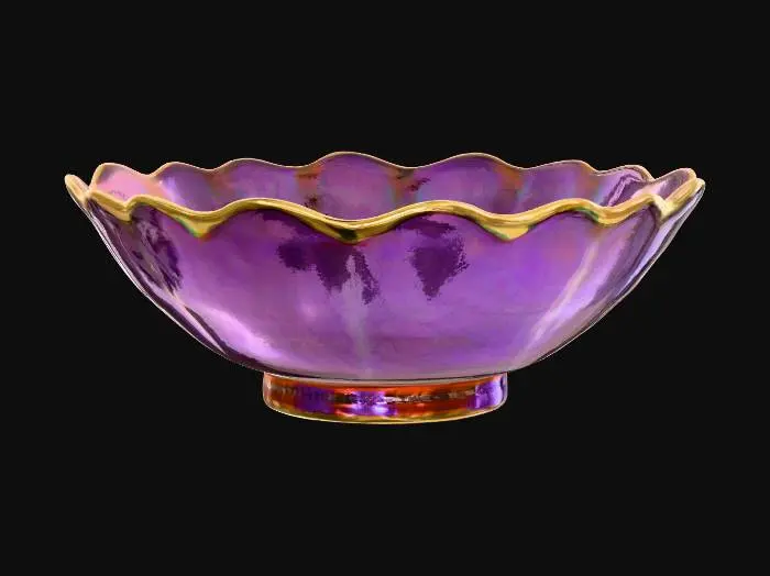 3D model for Uranium Glass dish