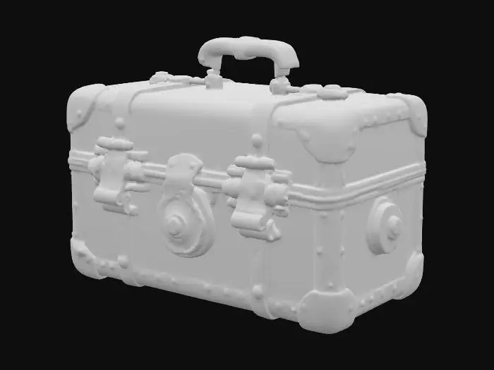 3D model for steampunk suitcase