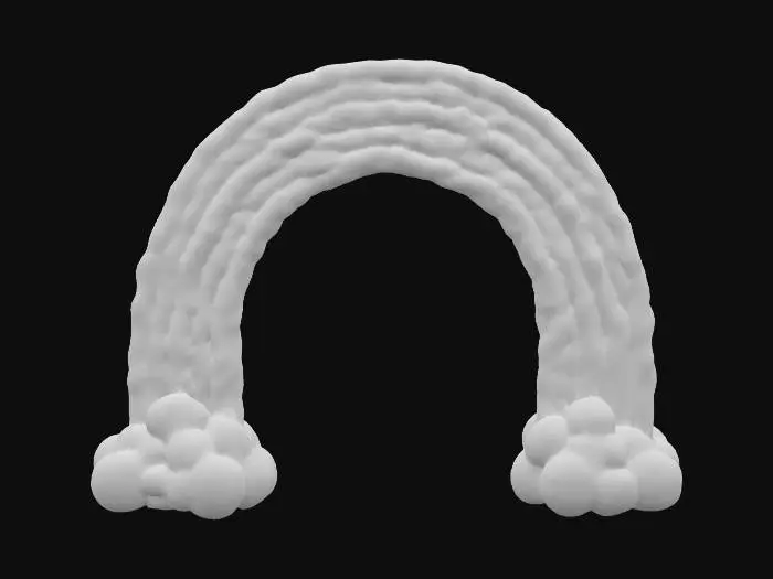 3D model for rainbow picture frame