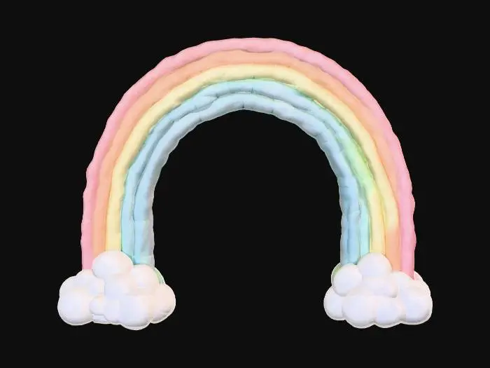 3D model for rainbow picture frame