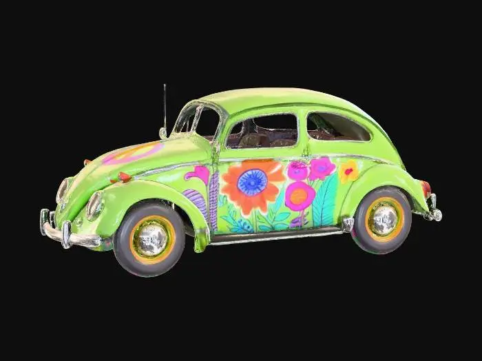 3D model for Floral Beetle