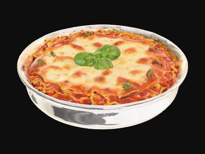 3D model for Baked Lasagna Delight, #food#