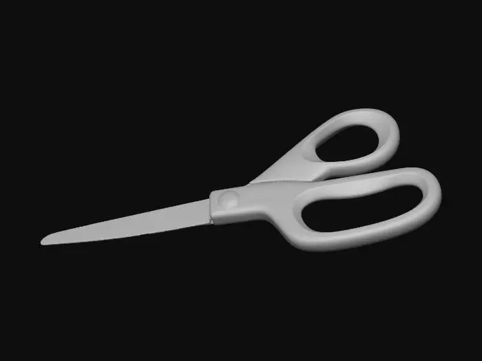 3D model for Scissors with Blue Accents