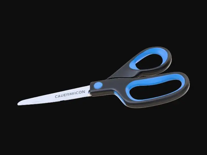 3D model for Scissors with Blue Accents