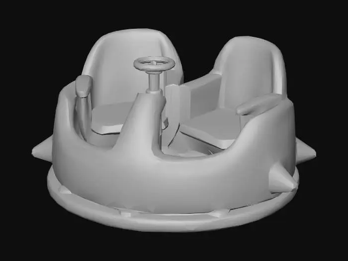 3D model for Two-Seater Bumper Car