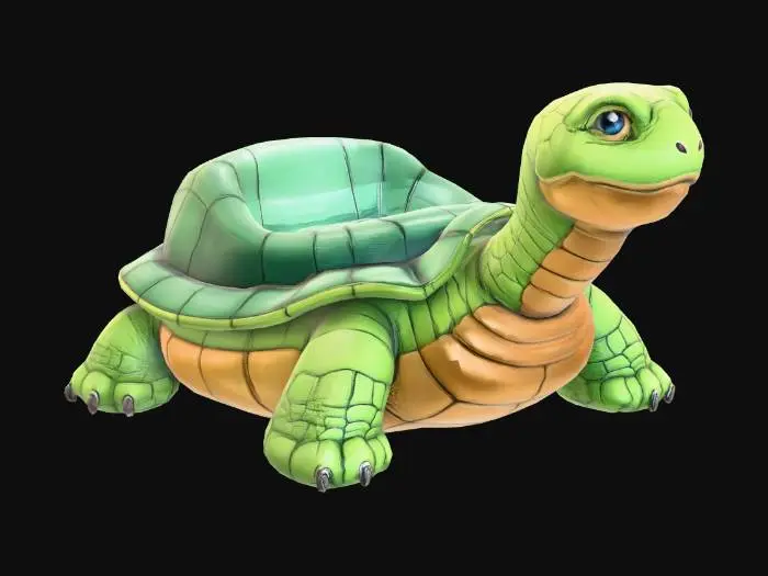 3D model for Emerald Shell Turtle
