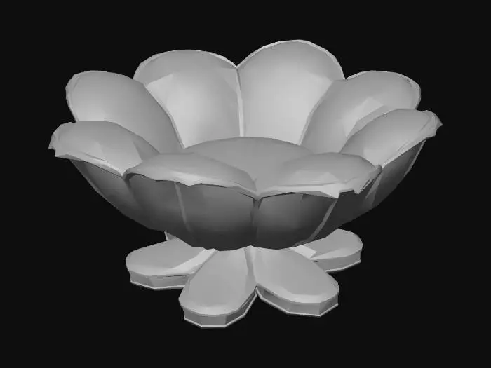 3D model for Petal Throne