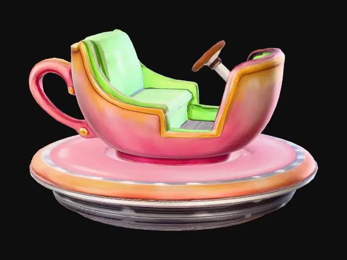 3D model for Teacup Ride