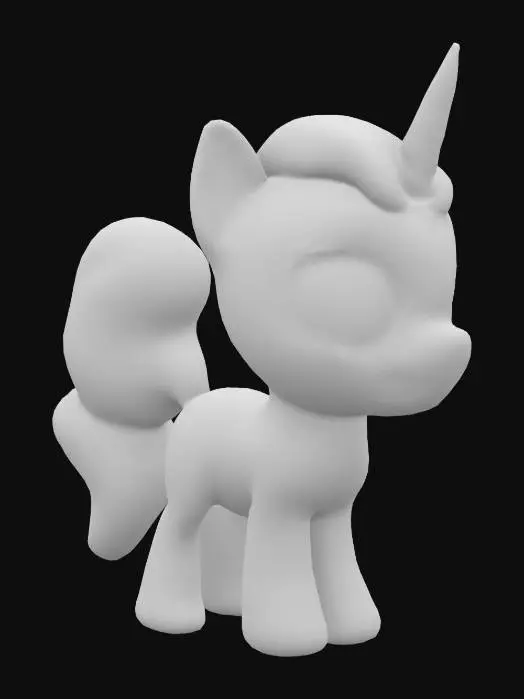 3D model for SallyThePlushieUnicorn