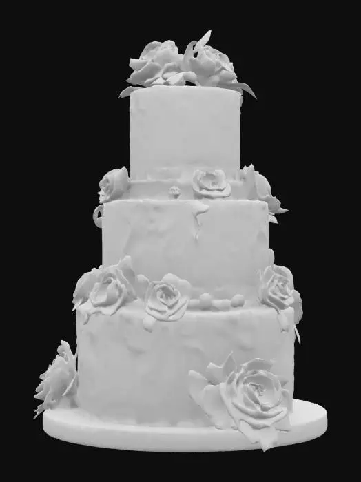 3D model for Wedding cake