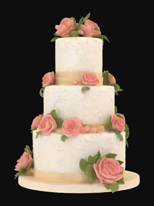 3D model for Wedding cake