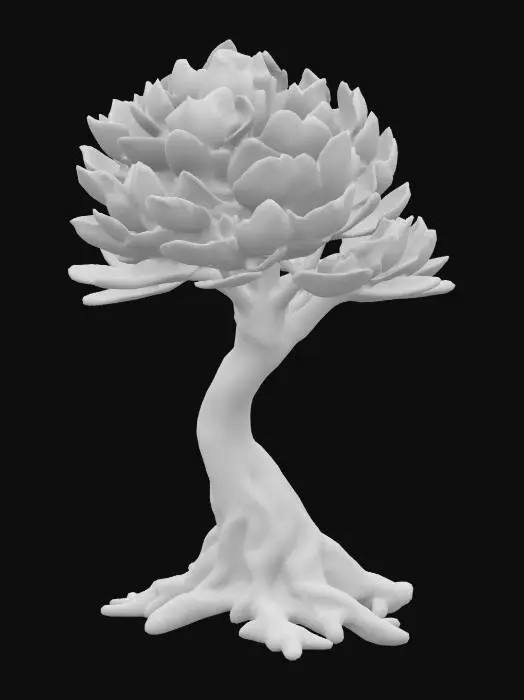 3D model for Lotus Blossom Tree