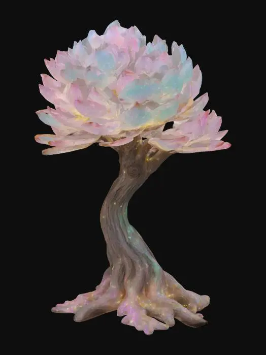 3D model for Lotus Blossom Tree