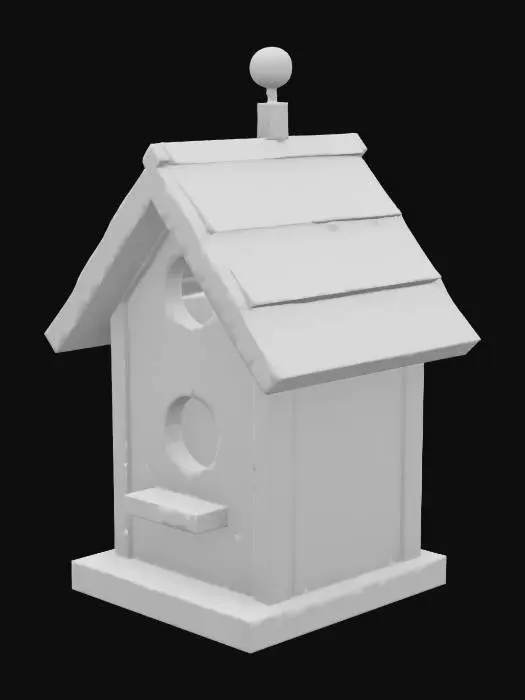 3D model for birdhouse, bird house, Highly Detailed, Ultra Realistic