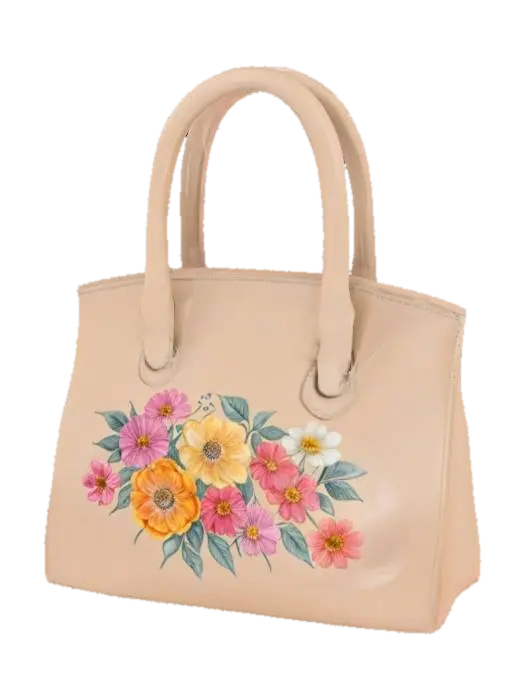 simple handbag purse, ultra realistic, Solid inside or solid top, closed, just make… 3D model, vytvořený pomocí AI