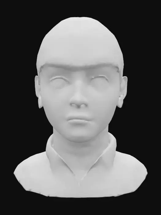 3D model for Pensive Portrait, #SketchTo3D#