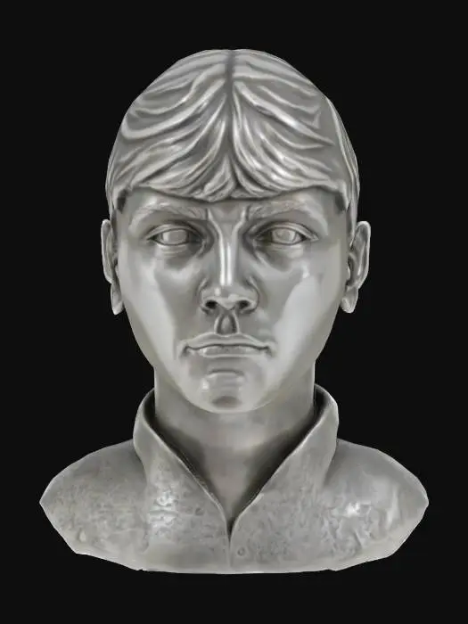 3D model for Pensive Portrait, #SketchTo3D#