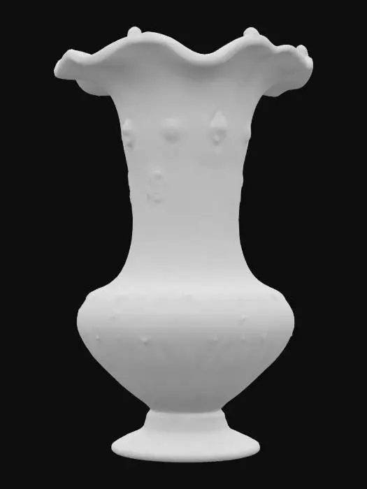 3D model for Ornate glass Victorian vase, Fantasy, Gemstone, Highly Detailed, Ultra Realistic