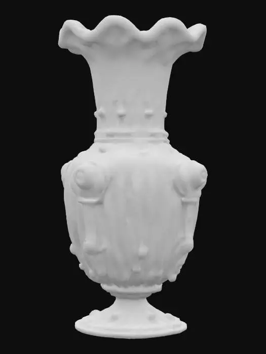 3D model for Ornate glass Victorian vase, Fantasy, Gemstone, Highly Detailed, Ultra Realistic