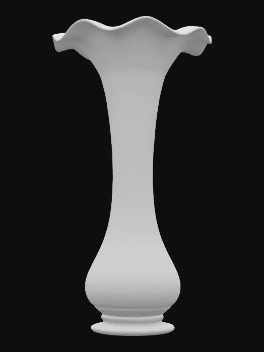 3D model for Ornate glass Victorian vase, Fantasy, Gemstone, Highly Detailed, Ultra Realistic