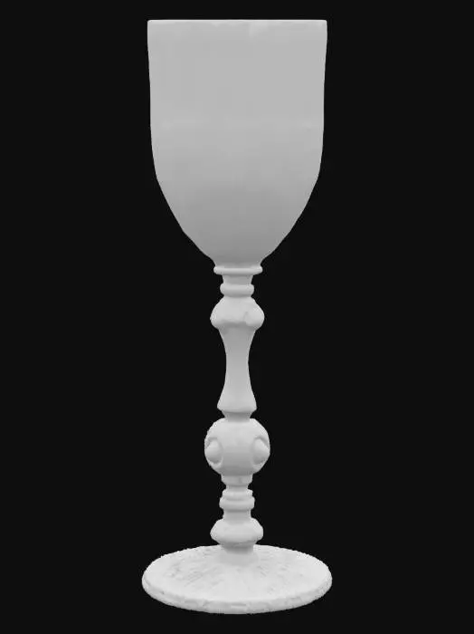 3D model for Ornate glass Victorian goblet, Fantasy, Gemstone, Highly Detailed, Ultra Realistic
