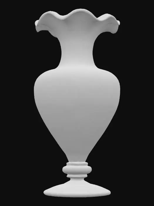 3D model for Ornate glass Victorian vase, Fantasy, Gemstone, Highly Detailed, Ultra Realistic